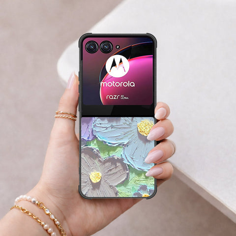 Motorola Razr 40 Ultra Cover - Floral Series 3 - HQ Premium Shine Durable Shatterproof Case