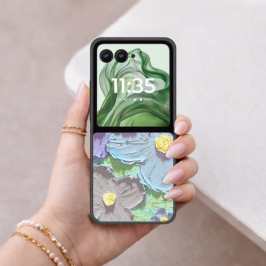 Motorola Razr Plus 2024 Cover - Floral Series 3 - HQ Premium Shine Durable Shatterproof Case