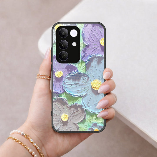 Realme C85 Cover - Floral Series 3 - HQ Premium Shine Durable Shatterproof Case