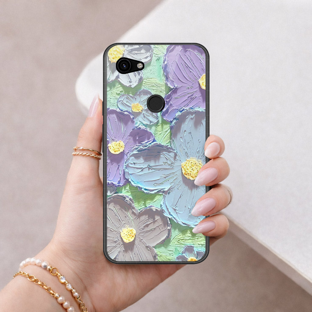 Google Pixel 3a Cover - Floral Series 3 - HQ Premium Shine Durable Shatterproof Case