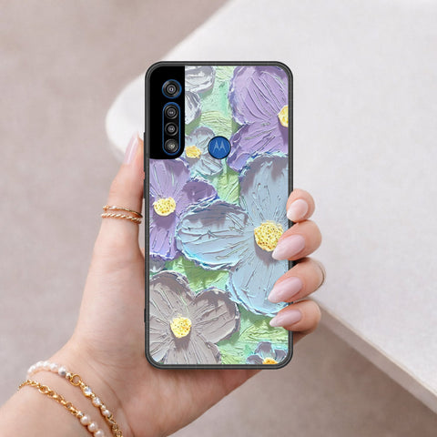 Motorola One Macro Cover - Floral Series 3 - HQ Premium Shine Durable Shatterproof Case