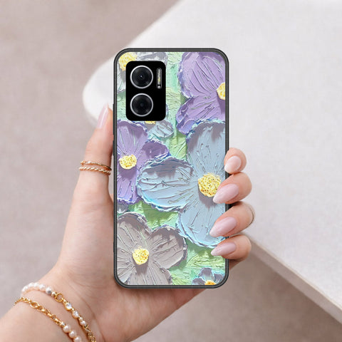 Xiaomi Redmi Note 11e Cover - Floral Series 3 - HQ Premium Shine Durable Shatterproof Case