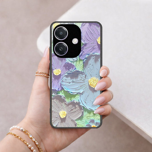 Oppo A3x 5G Cover - Floral Series 3 - HQ Premium Shine Durable Shatterproof Case