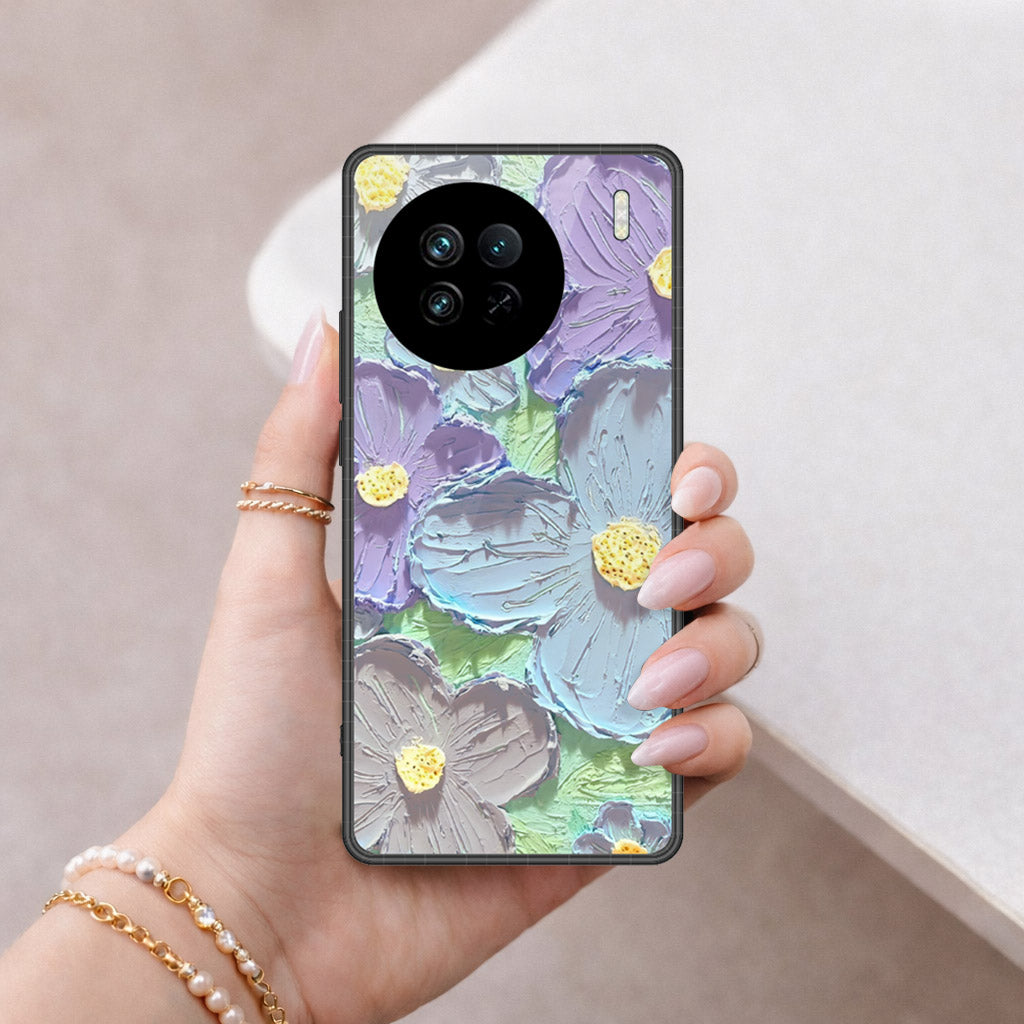Vivo X90s Cover - Floral Series 3 - HQ Premium Shine Durable Shatterproof Case