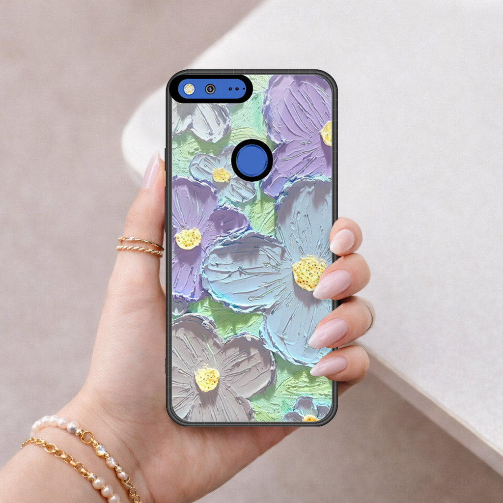 Google Pixel XL Cover - Floral Series 3 - HQ Premium Shine Durable Shatterproof Case