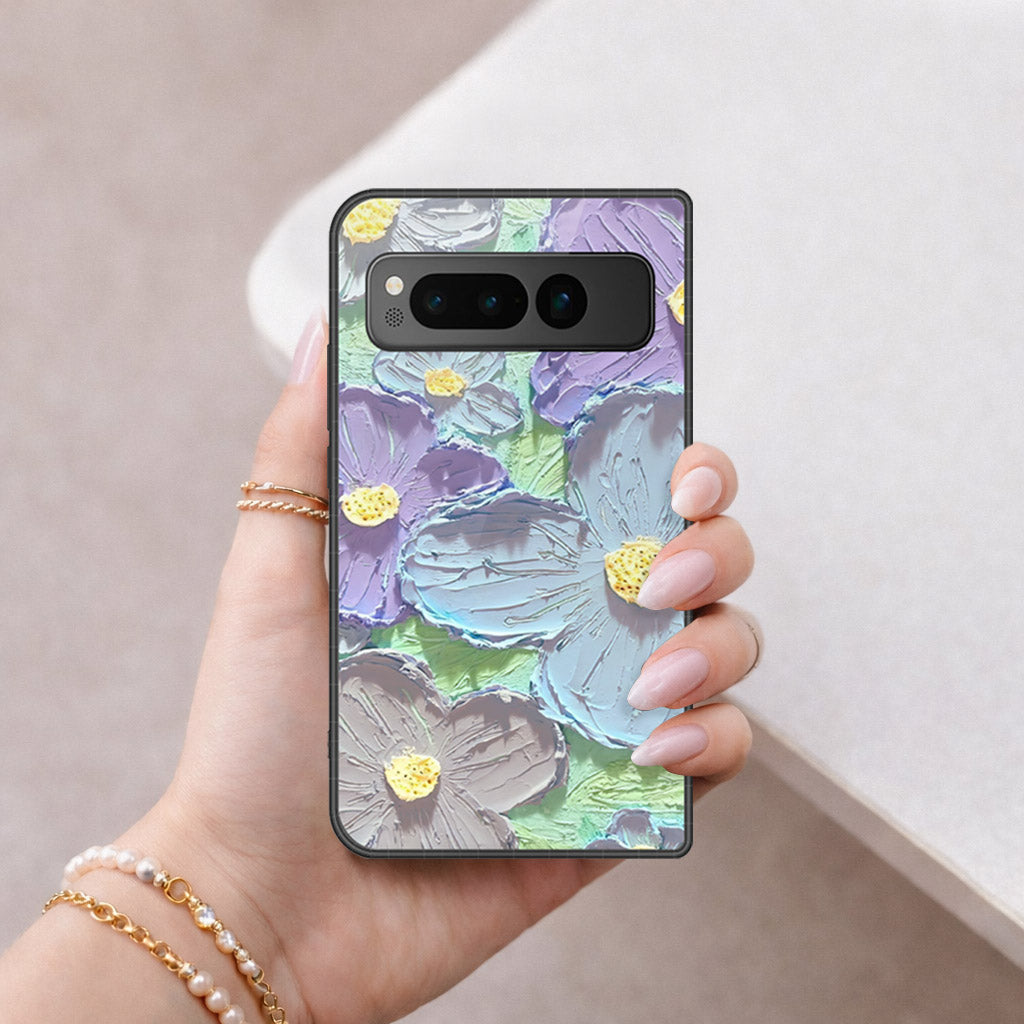 Google Pixel Fold Cover - Floral Series 3 - HQ Premium Shine Durable Shatterproof Case