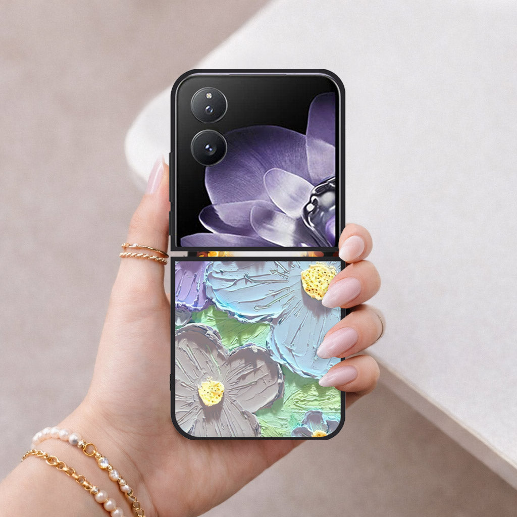 Xiaomi Mix Flip Cover - Floral Series 3 - HQ Premium Shine Durable Shatterproof Case