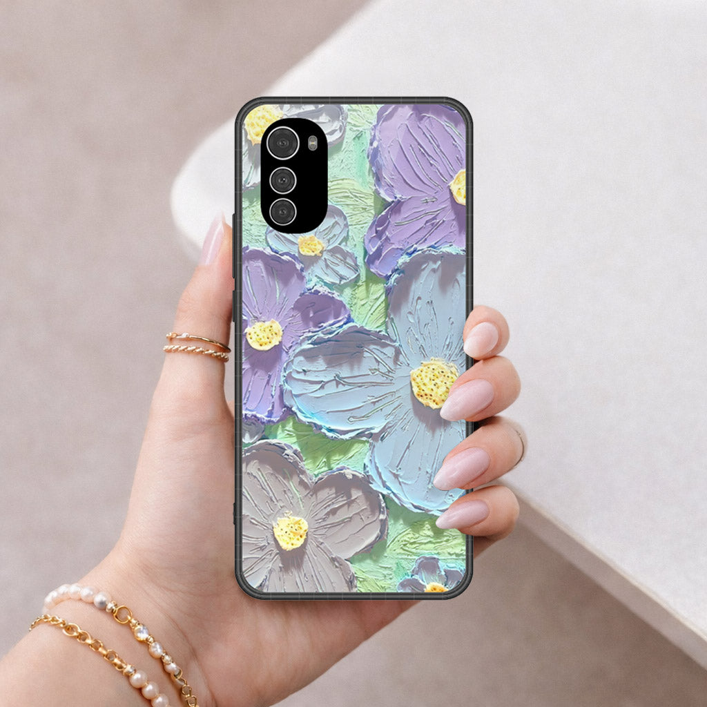 Motorola Moto E32 Cover - Floral Series 3 - HQ Premium Shine Durable Shatterproof Case