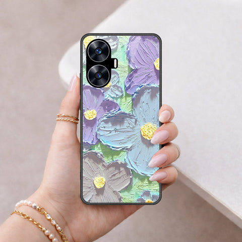 Realme C55 Cover - Floral Series 3 - HQ Premium Shine Durable Shatterproof Case