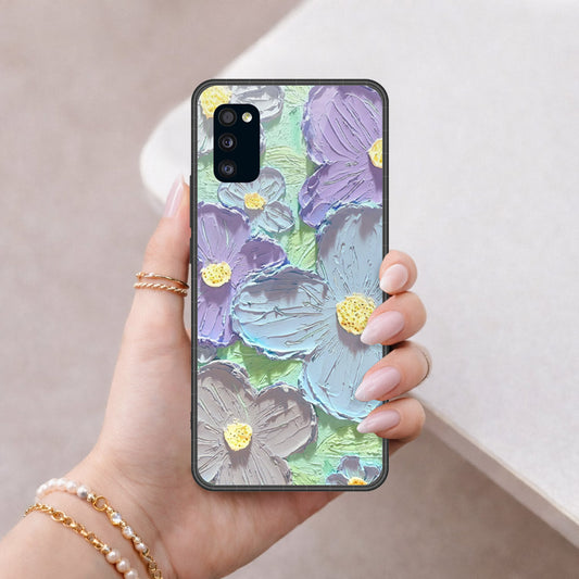 Samsung Galaxy A41 Cover - Floral Series 3 - HQ Premium Shine Durable Shatterproof Case