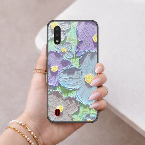Samsung Galaxy A01 Cover - Floral Series 3 - HQ Premium Shine Durable Shatterproof Case