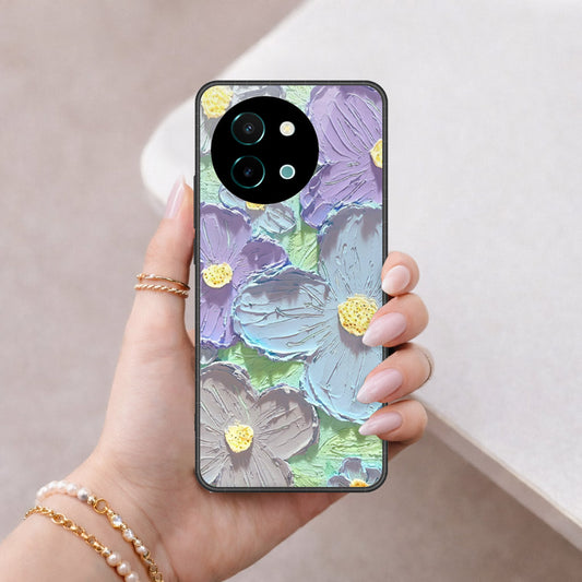 Vivo Y38 Cover - Floral Series 3 - HQ Premium Shine Durable Shatterproof Case