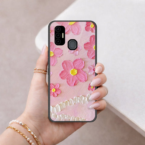 Tecno Spark 7T Cover - Floral Series 3 - HQ Premium Shine Durable Shatterproof Case
