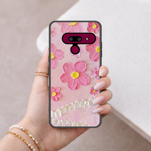 LG G8 ThinQ Cover - Floral Series 3 - HQ Premium Shine Durable Shatterproof Case