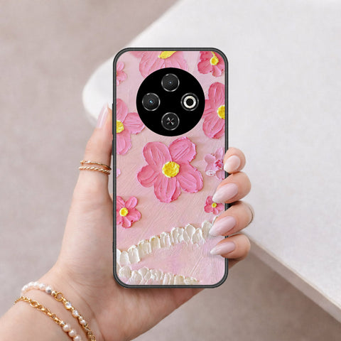 Tecno Spark 30C 4G Cover - Floral Series 3 - HQ Premium Shine Durable Shatterproof Case