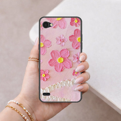 LG Q6 Cover - Floral Series 3 - HQ Premium Shine Durable Shatterproof Case