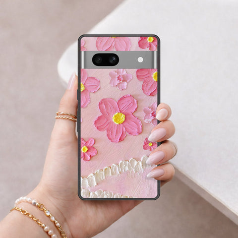 Google Pixel 7a Cover - Floral Series 3 - HQ Premium Shine Durable Shatterproof Case