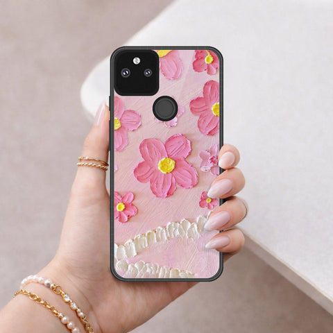 Google Pixel 5a 5G Cover - Floral Series 3 - HQ Premium Shine Durable Shatterproof Case