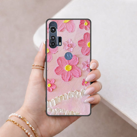 Motorola Edge Plus 2020 Cover - Floral Series 3 - HQ Premium Shine Durable Shatterproof Case