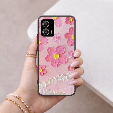 Motorola Moto G53 Cover - Floral Series 3 - HQ Premium Shine Durable Shatterproof Case