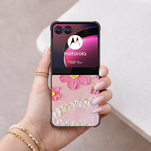 Motorola Razr 40 Ultra Cover - Floral Series 3 - HQ Premium Shine Durable Shatterproof Case