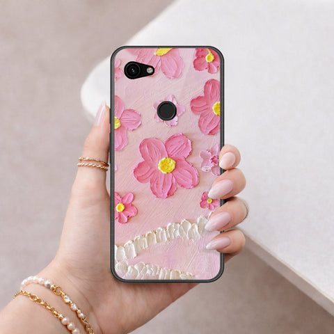Google Pixel 3a Cover - Floral Series 3 - HQ Premium Shine Durable Shatterproof Case