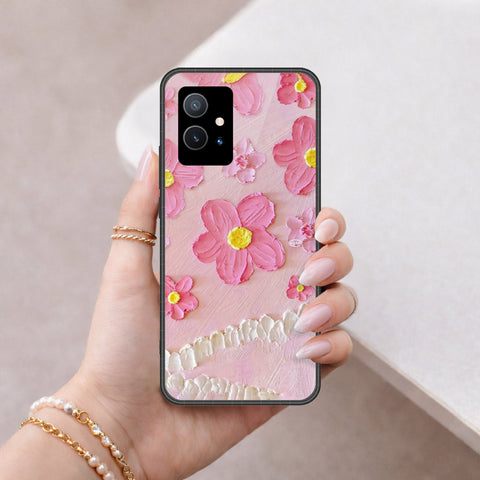 Vivo Y55 5G Cover - Floral Series 3 - HQ Premium Shine Durable Shatterproof Case