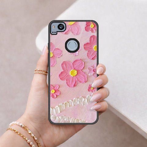 Google Pixel 2 Cover - Floral Series 3 - HQ Premium Shine Durable Shatterproof Case