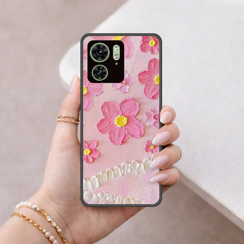 Motorola Edge 40 Cover - Floral Series 3 - HQ Premium Shine Durable Shatterproof Case