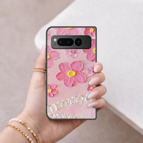 Google Pixel Fold Cover - Floral Series 3 - HQ Premium Shine Durable Shatterproof Case