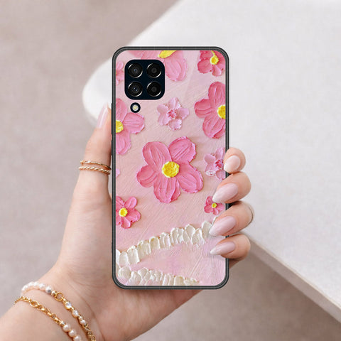 Samsung Galaxy F12 Cover - Floral Series 3 - HQ Premium Shine Durable Shatterproof Case