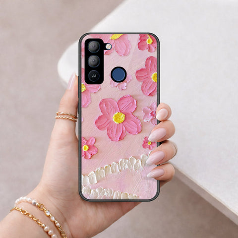 Tecno Pop 5 Pro Cover - Floral Series 3 - HQ Premium Shine Durable Shatterproof Case
