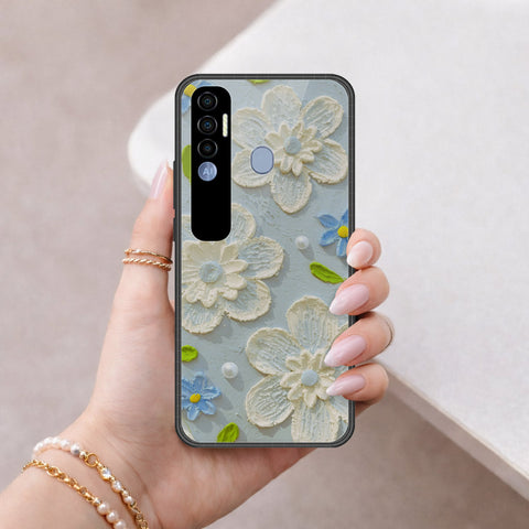 Tecno Spark 7 Pro Cover - Floral Series 3 - HQ Premium Shine Durable Shatterproof Case