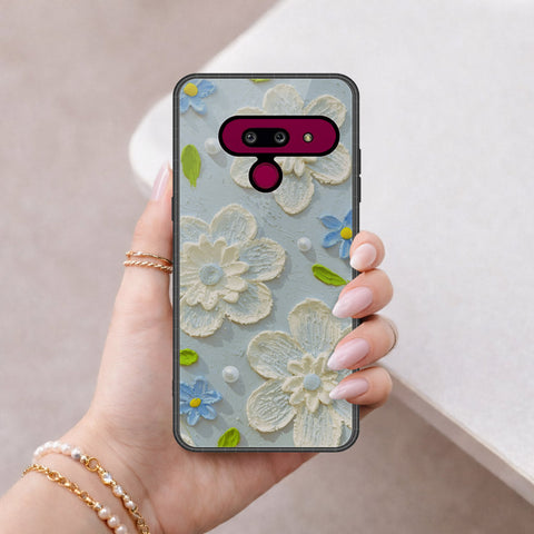 LG G8 ThinQ Cover - Floral Series 3 - HQ Premium Shine Durable Shatterproof Case