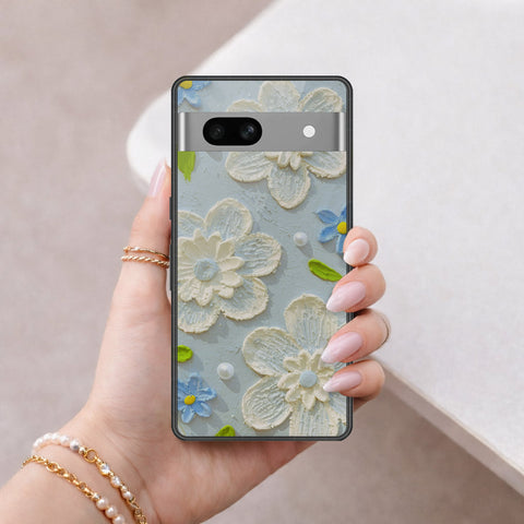 Google Pixel 7a Cover - Floral Series 3 - HQ Premium Shine Durable Shatterproof Case