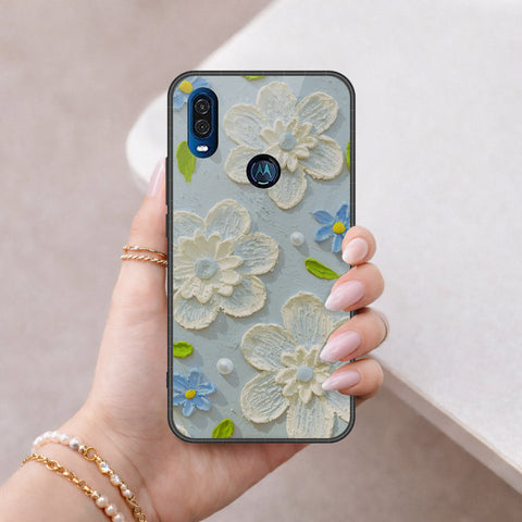Motorola One Vision Cover - Floral Series 3 - HQ Premium Shine Durable Shatterproof Case