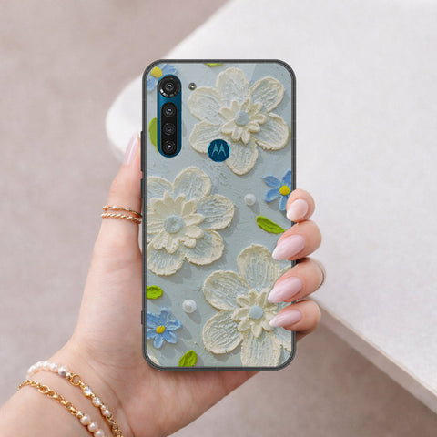 Motorola Moto G8 Power Cover - Floral Series 3 - HQ Premium Shine Durable Shatterproof Case