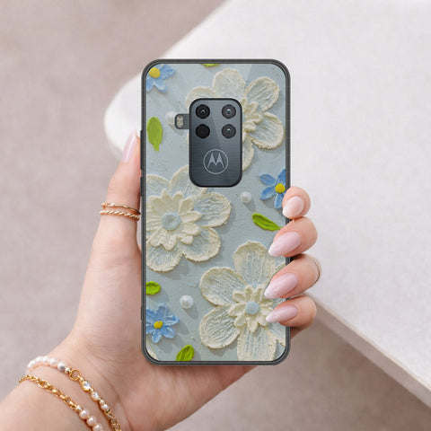 Motorola One Zoom Cover - Floral Series 3 - HQ Premium Shine Durable Shatterproof Case