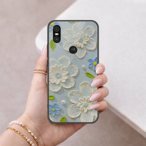 Motorola One Cover - Floral Series 3 - HQ Premium Shine Durable Shatterproof Case