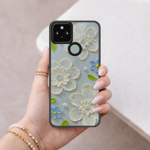 Google Pixel 4a 5G Cover - Floral Series 3 - HQ Premium Shine Durable Shatterproof Case