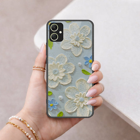 Samsung Galaxy M14 Cover - Floral Series 3 - HQ Premium Shine Durable Shatterproof Case