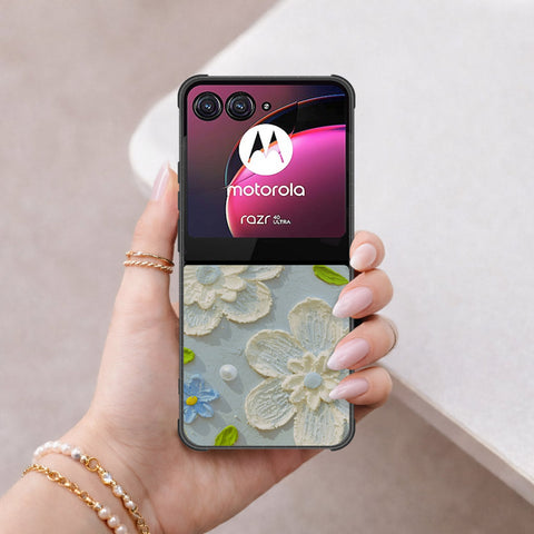 Motorola Razr 40 Ultra Cover - Floral Series 3 - HQ Premium Shine Durable Shatterproof Case