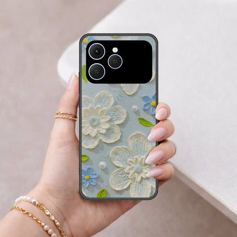 Tecno Spark 40 Cover - Floral Series 3 - HQ Premium Shine Durable Shatterproof Case