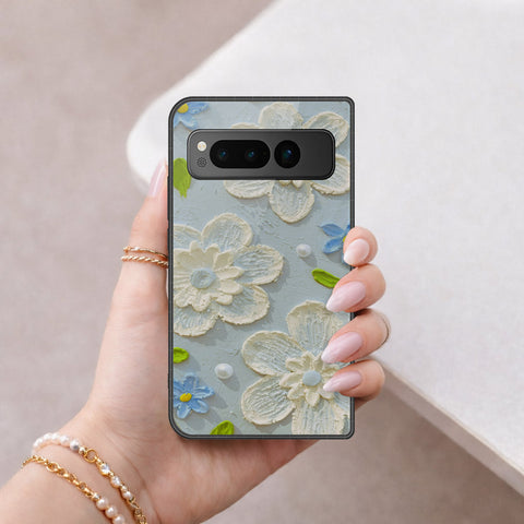Google Pixel Fold Cover - Floral Series 3 - HQ Premium Shine Durable Shatterproof Case
