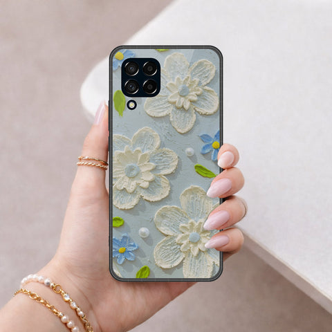Samsung Galaxy F12 Cover - Floral Series 3 - HQ Premium Shine Durable Shatterproof Case