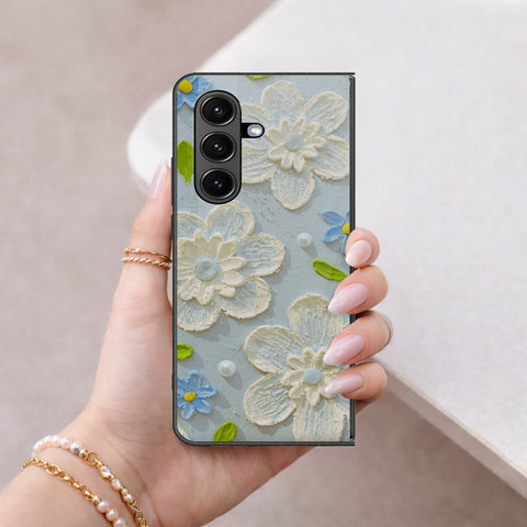Samsung Galaxy Z Fold 7 Cover - Floral Series 3 - HQ Premium Shine Durable Shatterproof Case