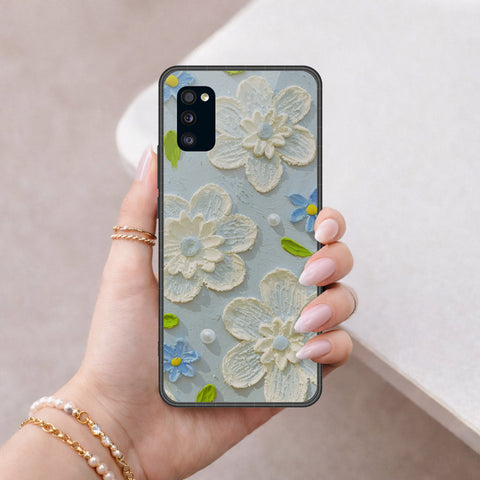 Samsung Galaxy A41 Cover - Floral Series 3 - HQ Premium Shine Durable Shatterproof Case