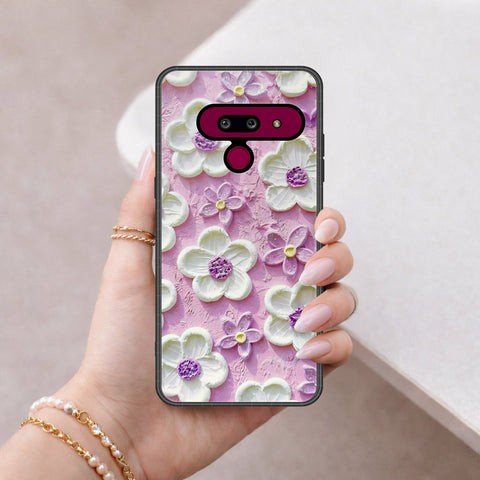 LG G8 ThinQ Cover - Floral Series 3 - HQ Premium Shine Durable Shatterproof Case