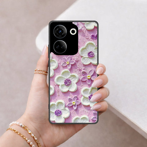 Tecno Camon 20 Cover - Floral Series 3 - HQ Premium Shine Durable Shatterproof Case