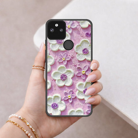 Google Pixel 5a 5G Cover - Floral Series 3 - HQ Premium Shine Durable Shatterproof Case